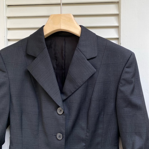 R.J. Classics Prestige Collection 2S Black Windowpane Show Coat Riding Jacket - Picture 3 of 15